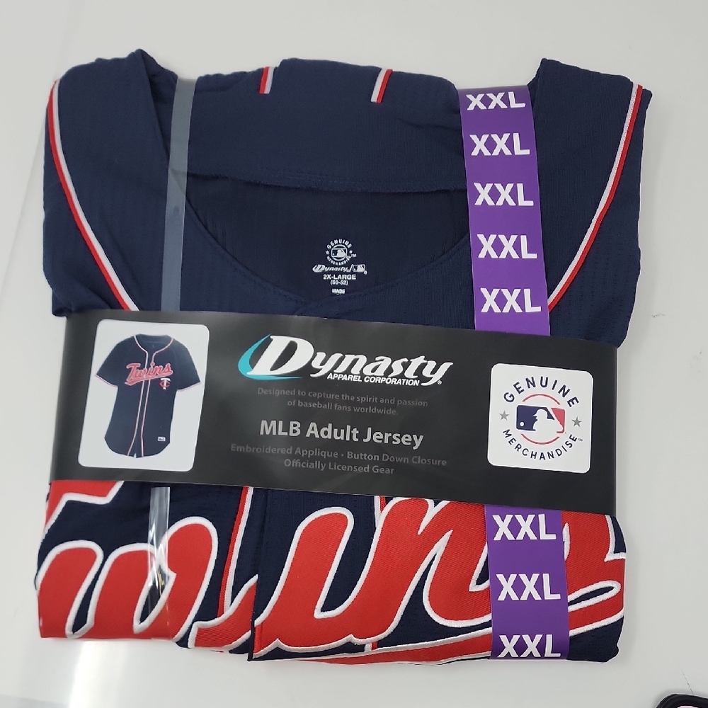 Dynasty MLB Twins Adult Jersey
